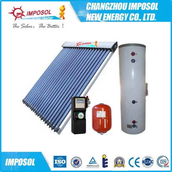 Split Heat Pipe Solar Collector System with Solar Keymark Certification