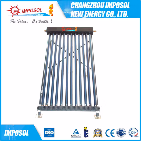 Split Heat Pipe Solar Collector System with Solar Keymark Certification