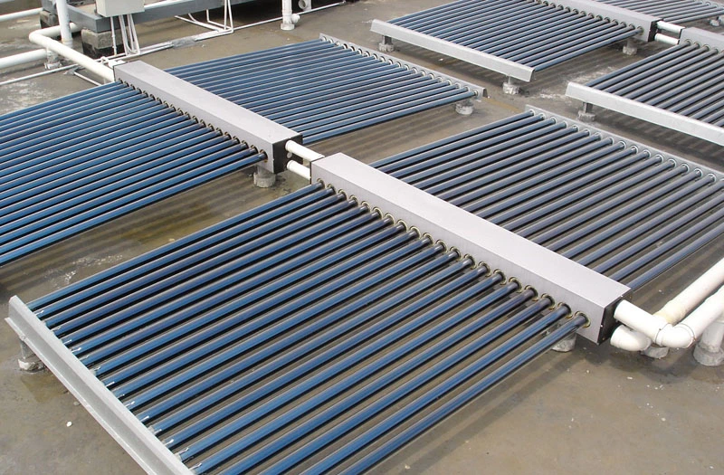 Non Pressure Solar Collector with 20 Vacuum Tubes