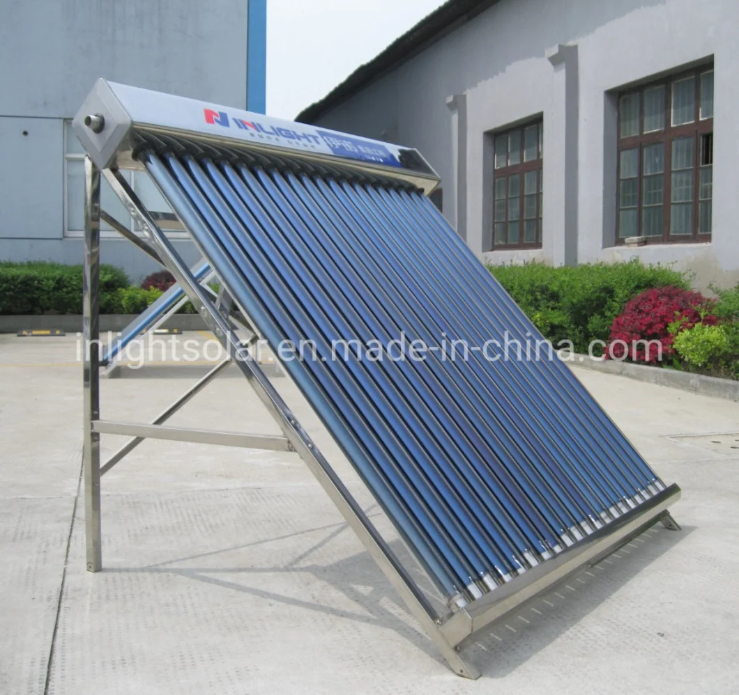 25tubes Stainless Steel Non Pressure Vacuum Tube Solar Collector