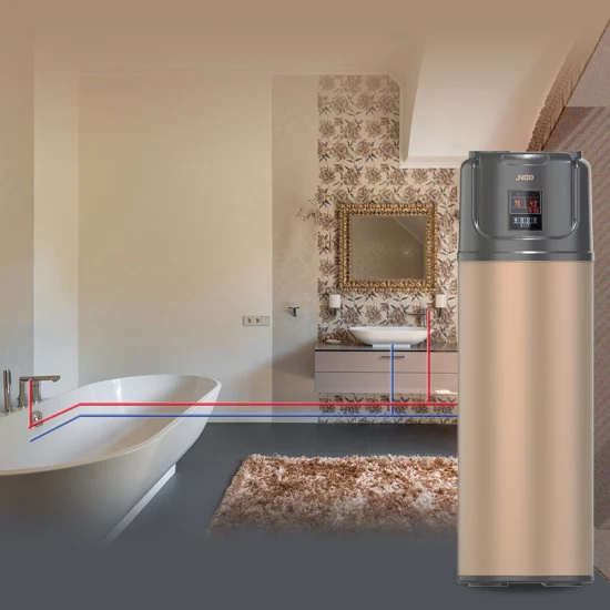 Jnod Energiesparender Luft-Wasser-Wärmepumpen-Warmwasserbereiter 1,8 kW für die Warmwasserbereitung im Haushalt, Verbindung mit WLAN-Wärmepumpen des Solarsystems