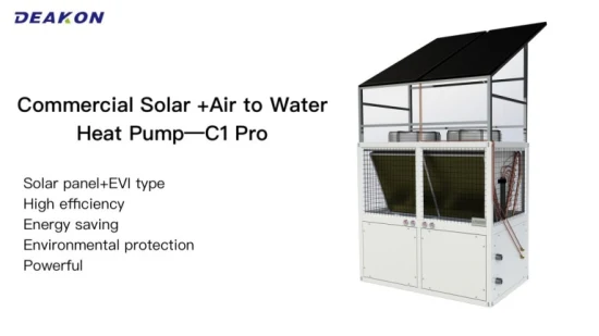 Solarunterstützter Luft-Wasser-Wärmepumpen-Warmwasserbereiter